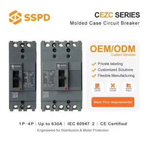 EZC Moulded Case Circuit Breaker 100A New Zealand Design 690VAC