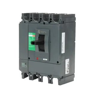 EZC Series CEZC-400 4P 400VAC Molded Case Circuit Breaker Thermal Magnetic Trip Unit 35kA Breaking Capacity SSPD
