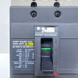 EZC100N 60A New and Original Molded Case Circuit Breaker Manufacturing Supplier With One-year Warranty