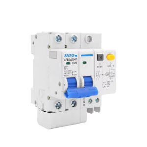Earth Leakage Circuit Breaker 2Poles CFB2sLE 6 63A RCCB MCB 30MA 6KA 230 400V With Overload Magnetic Protection Industrial