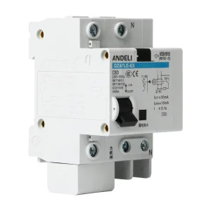 Earth Leakage Circuit Breakers DZ47LE-63 1P+N ELCB E9 63A Circuit Breaker