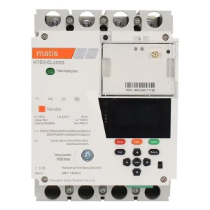 Earth Leakage Protection Smart Electricity Prepaid Meter 250A MCCB Trip Unit 4P Smart MCCB 4G Circuit Breaker