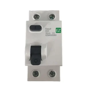 Easy 9 2P 63A 30mA ELCB RCCB Din Rail Earth Leakage Residual Current Circuit Breaker for Household Protection