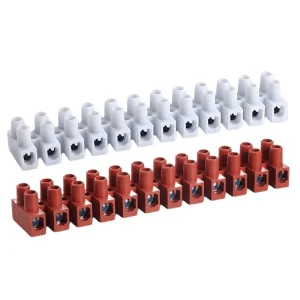 Easy to Cut 1 12 Way 6mm² Conductor 41A Screw Connection PP Material Wire Connector Feed Terminal Block for Wiring