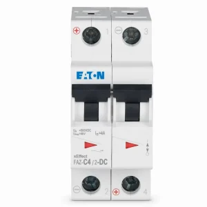 Eaton FAZ Series DC MCB Solar Miniature Circuit Breaker 1P 2P C Curve CE RoHS Certified Original Ready Stock