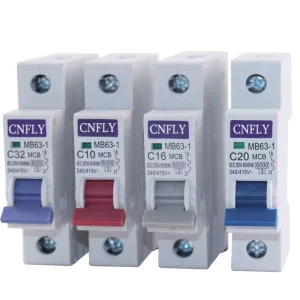 Electric 1P 240V 6A 10A 16A 20A 25A 32A 63A MCB Mini Circuit Breakers