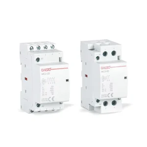Electric AC Modular Contactor 2 Module 36mm Automatic Type Modular Contactors 250V 400V Household Contactor