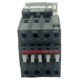Electric Contactor A30-30-10 220-240V 50/60Hz a Series AC Contactor for Industrial Automation 1kW Black