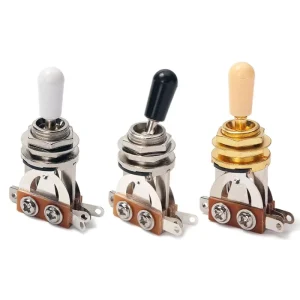 Electric Guitar Bass 3 Position Toggle 3 Gear Tone Pickup Selector Lever Style Bass Pickup Conversion Switch Metal Accessories