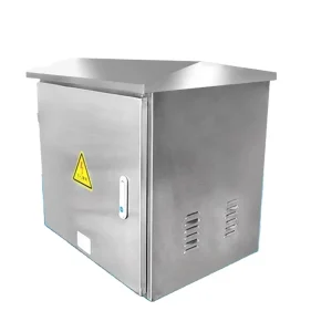 Electric HS Stainless Steel 12U9U6U Metal Network Cabinet Silver Low Voltage Waterproof Power Distribution Equipment