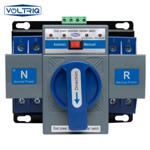 Electric Intelligent Automatic Generator Transfer Switch Change Over Single Phase Power Changeover Switch Ats Controller