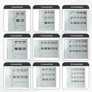 Electric Metering Box Single Phase Energy Meter Box Low Voltage Distribution Meter Box Indoor Outdoor