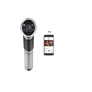Electric Portable Sous Vide Immersion Circulator for Home Cooking Stainless Steel Plastic Lid WIFI Controlled Slow Cooker