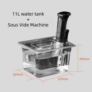 Electric Stainless Steel Automatic Slow Cooker Sous Vide Cooker Built in LCD Recipes Waterproof Immersion Household