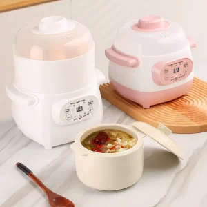 Electric Stew Bone Cooker 110V 220V Drum Type Electric Ceramic Slow Cooker