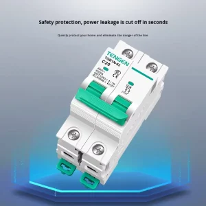 Electric Tgb1N Miniature Circuit Breaker Dz47 1P2P/3P Switch 63A/32A Household Switch with 6ka Breaking Capacity