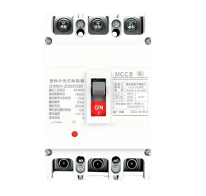Electric Three-Phase Four-Wire Circuit Breaker Leakage Protector Plastic Shell 35kA Breaking Capacity Programmable/Digital Trip