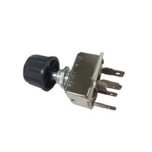 Electric Vehicle Parts ABS Black Manual Rotation Selector Shift Switch