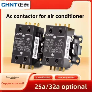 Electrical 2 Phase AC Contactor for Air Conditioners NCK3 25 2 NCK3 32 2 25A 32A 40A 220V
