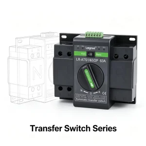 Electrical Automatic Transfer Switch (ATS) CB Grade Dual Power 6kA Breaking Capacity for 4p OEM Service