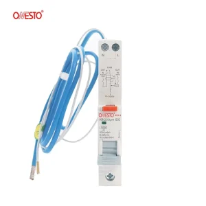 Electrical Circuit Breakers with Wires Residual Current Device 1P+N RCBO 10kA