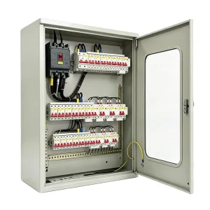 Electrical Control Enclosure 220V/380V Distribution Panel Power Cabinet Equipped with MCB Circuit Breakers