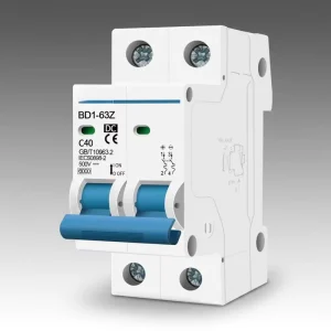 Electrical Disjoncteur 1P 2P 3P 4P 1A 2A 3A 4A 6A 10A 16A 20A 25A 32A 40A 50A 63A 6kA DC Miniature Circuit Breakers 500V
