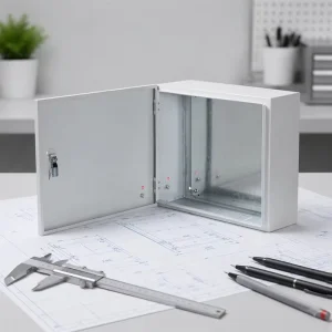 Electrical Distribution Panel Board Metal Box Single Door 2mm Thickness IP65 Rated 100A 200A for Indoor Industrial Use