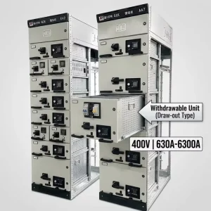 Electrical Equipment Power Distribution Box GCK Low Voltage 380V IP30 Drawable Cabinet 630A 800A Industrial Control