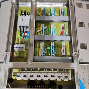 Electrical Equipment Supplies Power Distribution Equipment SS304 Stainless Steel Coastal Project DB Box MCB Metal Panel Board LV