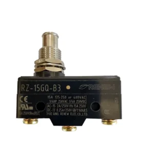 Electrical Limit Micro Switch Silver Contacts CE Certified Metal Material 250VAC 15A Industrial