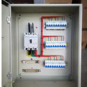 Electrical Supplies 63A Single Phase Electric Distribution Box Source Factory Lockable for Residential Building Retail Store Unit