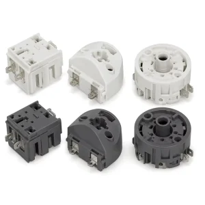 Electrical Switch Base Wall Push Button Rocker Micro Rotary Injection Molding Plastic Housing Flame Retardant PA66 PC Custom OEM