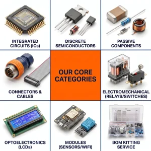 Electronic Components BOM List Service for Original IC Chips Capacitors Resistors Connectors Sourcing