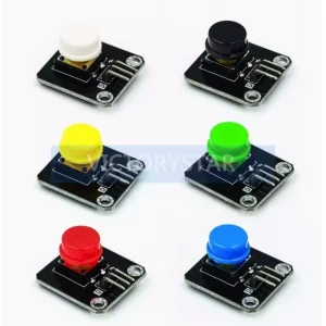 Electronic building block button module touch switch large micro white size 24 31mm color red yellow green blue black white six