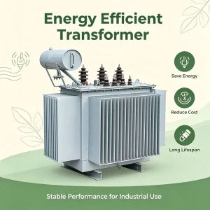 Energy Efficient Oil Immersed Power Transformer 10kV 35kV Low Loss Design