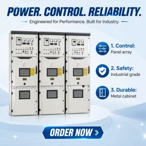 Energy Saving 10kV High Voltage Switchgear Cabinet Three Phase IP53 Outdoor Metal Switchboard AIS Panel