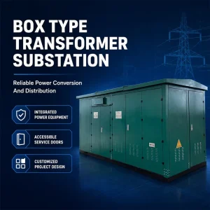 Environmentally Friendly Three Phase American Type Pad Mounted Transformer Cold Rolled Sheet Compact Substation