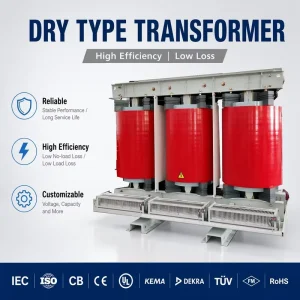Epoxy Resin Cast Dry Type Power Electrical 10kv Distribution Transformer Output Voltage 380V