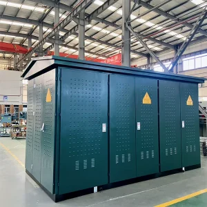 European Type Compact Box Substation 10kV Outdoor Prefabricated Three Phase Power Transformer Solar Plant EV Charging Station