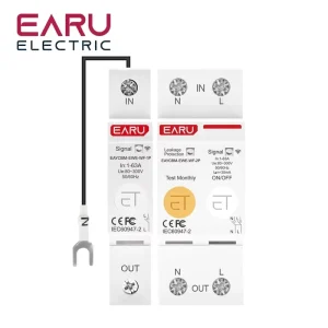 EweLink Wifi 1P 2P Smart MCB Din Rail Power Consumption kWh Leakage Circuit Breaker Timer Switch Relay Voltmeter EAYCBM EWE