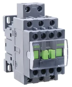 Ex9C12 Industrial Automation 3 Phase 12A AC Contactor with 380V Main Circuit Rating 50 60Hz Din Rail Mount