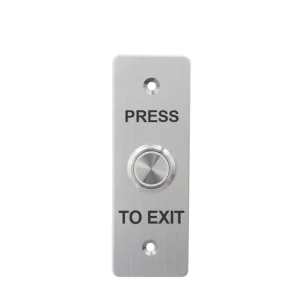 Exit Button NC/NO/COM Metal Exit Push Release Button Switch for Door Access Control System Door Release Exit Button