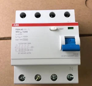 F200 RCCB F204 A-100/0.1 F204 A-100/0.5 F204 A-100/0.3 F204 A-100/0.03 Residual Current Circuit Breaker 4P 100A