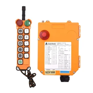 F24-10D/S 10 Single Step Buttons Industrial Wireless Remote Control for Crane Universal Wireless Remote Control Switch
