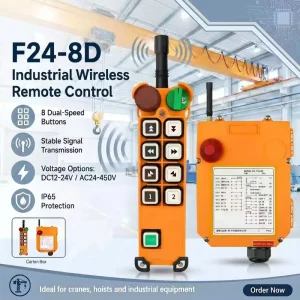 F24 8S F24 8D Industrial Wireless Crane Remote Control Overhead Bridge Crane Switches