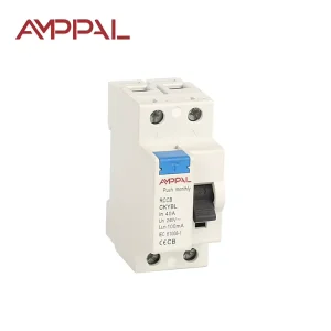 F360 RCCB Series 2P/4P Earth Leakage Circuit Breaker 400VAC Residual Current 3Ka Breaking Capacity IP20 Protection B