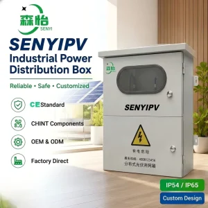 FACTORY SUPPLY Industrial Single Three Phase 220 380V Power Distribution Board 100A OEM ODM Powder Coated Steel Enclosure
