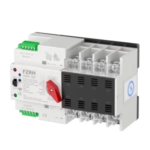 FALIANG Din Rail TUYA Wifi Smart Ats Timer 220V Dual Power Automatic Transfer Electrical Selector Switch Uninterrupted 2P 100A