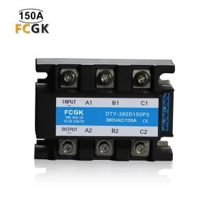 FCGK 150A Solid State Miniature Relay Three Phase Output SCR Power Regulator 380VAC~440VAC 150 Amp SSR Relay